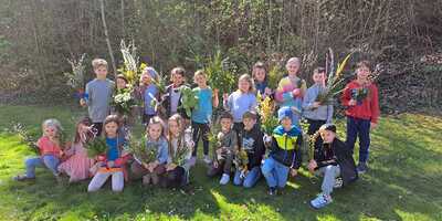 Palmsträuße binden