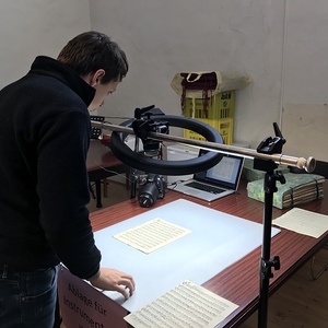 Für die Digitalisierung kamen bis zu vier Kameras gleichzeitig zum Einsatz