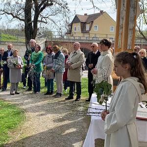 Segnung Palmzweige - Gäste