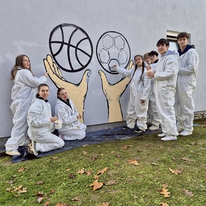 Schüler:innen des Zweisprachigen Gymnasiums Oberwart