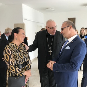 Überraschung beim Eintreffen: Universitätsprofessorin Dr. Andreja Sršen, Organisatorin des Symposiums in Zagreb, stellt sich als Studienkollegin des kroatischen Außenministers heraus