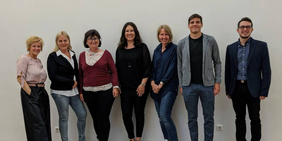 Schulamtsdirektorin Andrea Berger-Gruber (3. v.l.) und das Team des Schulamts der Diözese Eisenstadt.