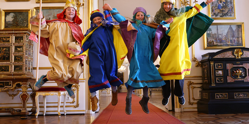 Jubelstimmung bei Caspar, Melchior und Balthasar