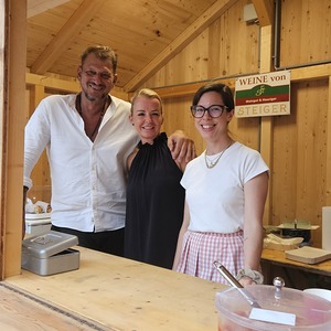 Kathi Graner zu Besuch in der Weinhütte