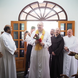 Herzlicher Empfang im Provinzhaus der Vinzentiner