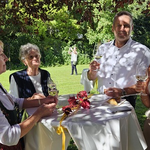 Agape im Pfarrhofgarten - Die Gäste