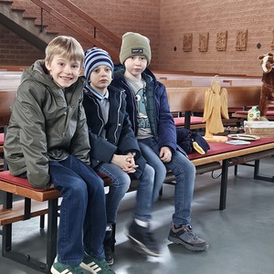Kreuzwegbesucher