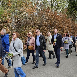 Palmprozession in die Pfarrkirche