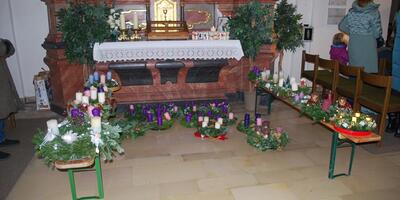 Adventkranzsegnung 2024