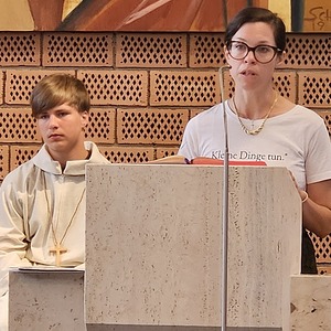 Angelobung Gerti&Kathi / Nadja Hutter Lektorin Pfarrgemeinderätin Kathi Graner